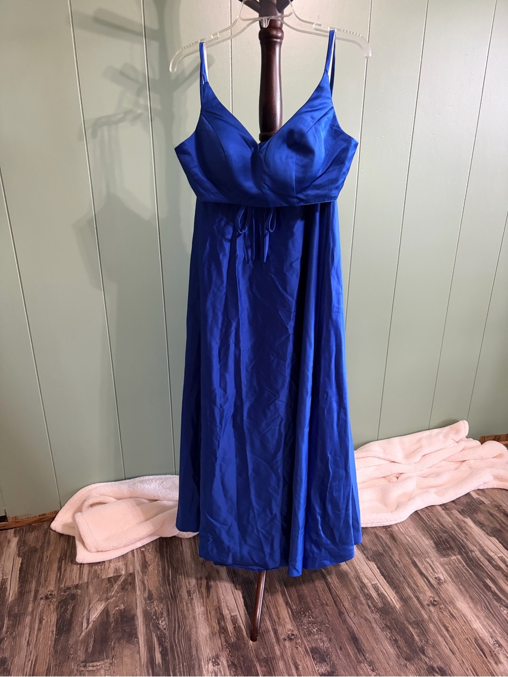 Royal Blue 2 piece formal dress